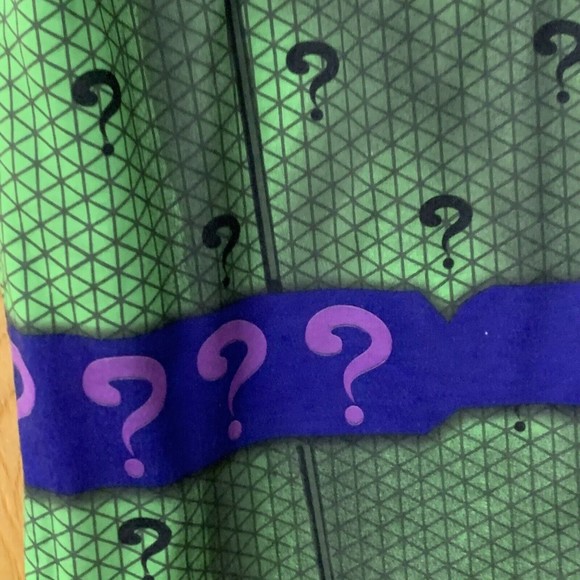 T-shirt Men's Size Large All-Over Print The Riddler DC Comics Supervillain - Picture 4 of 8